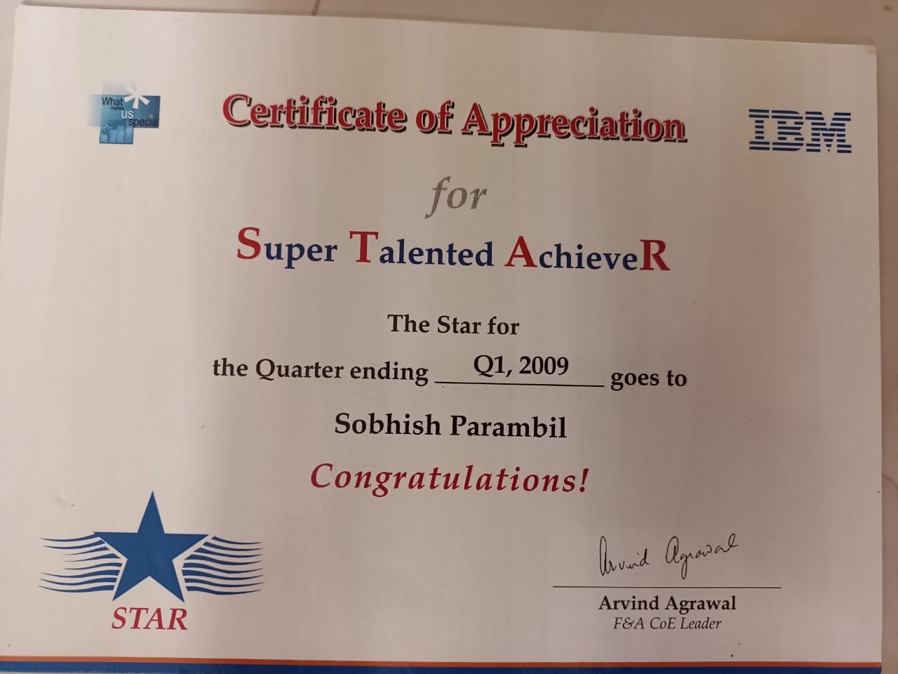 Sobhish award and recognition 4