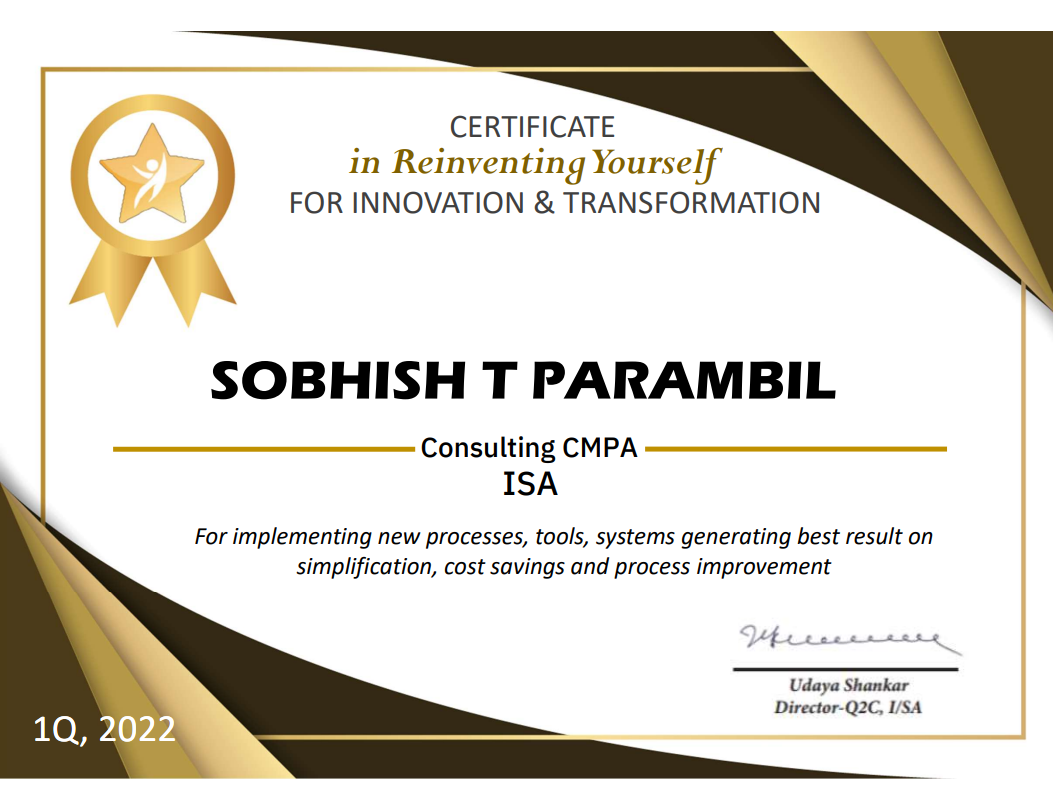 Sobhish award and recognition 5