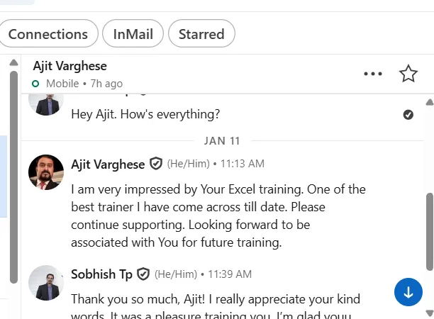 Student feedback 3 shared with SOBH's Analytics