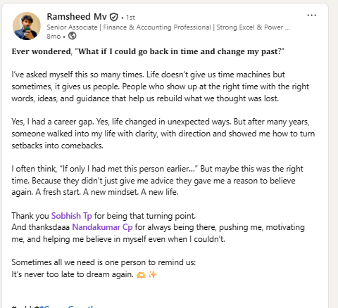 Ramsheed - AFAP Student Testimonial